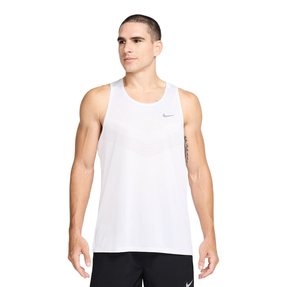 Nike Stride Dri-FIT ADV Men's Running Vest - White/Reflective Silver