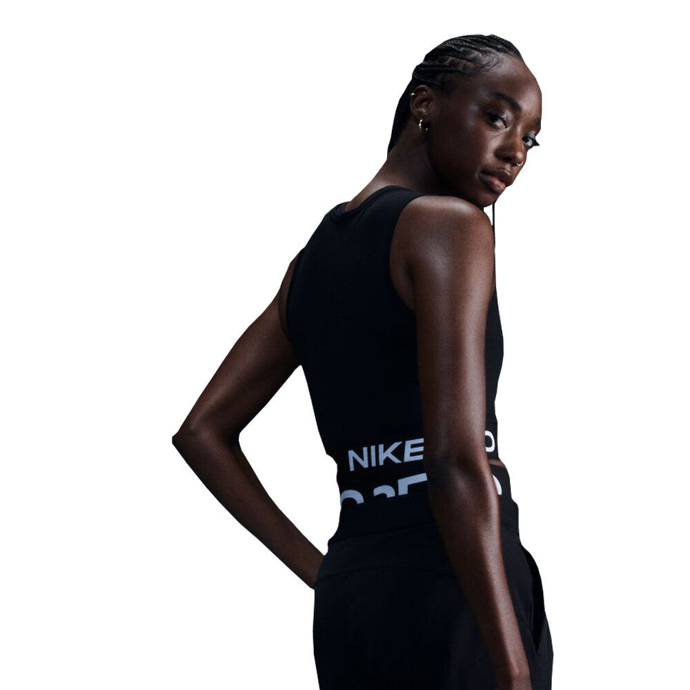 Nike Pro Dri-FIT Women's Tank Top - Black/White