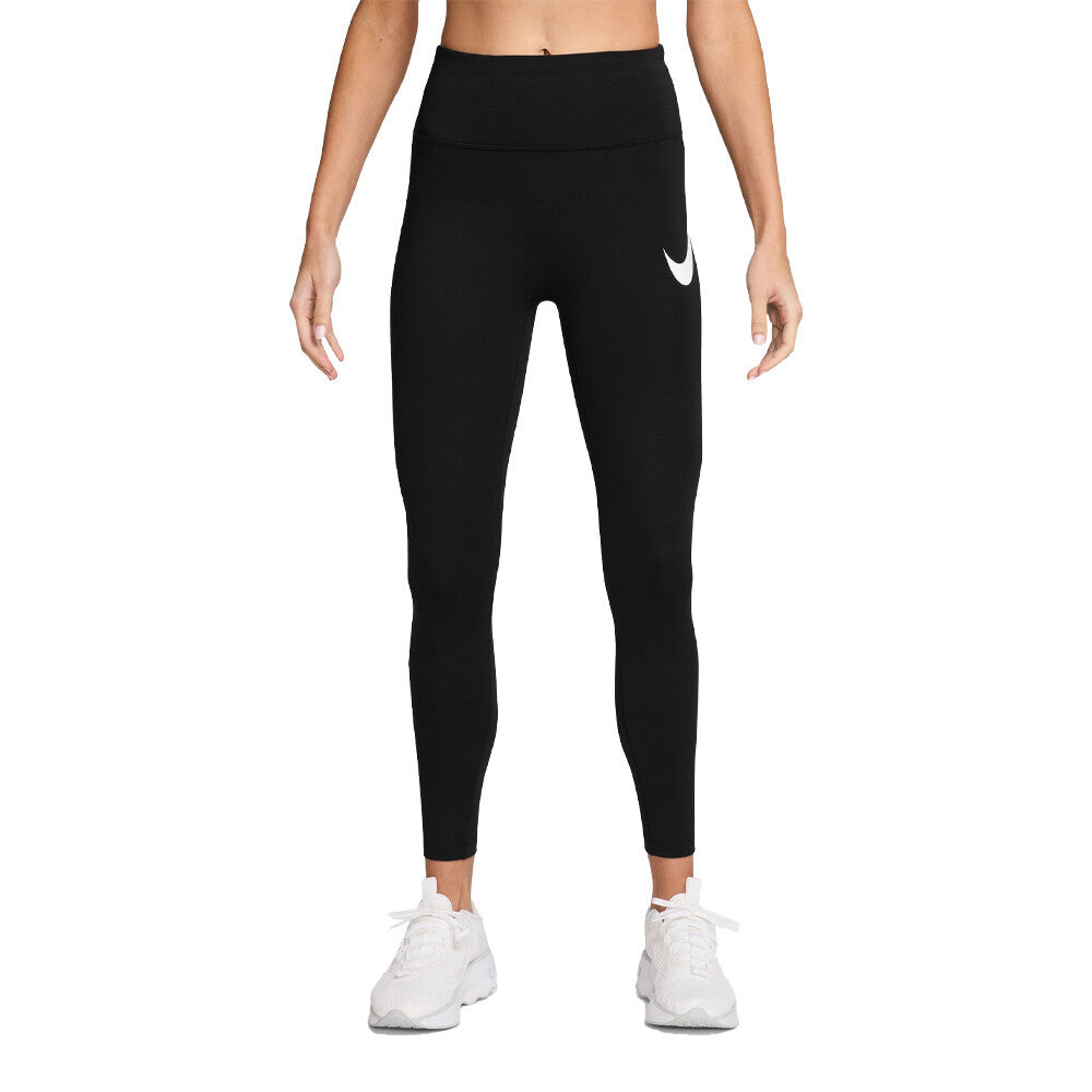 Nike Tempo Swoosh Run 7/8 Women's Leggings - Black/White