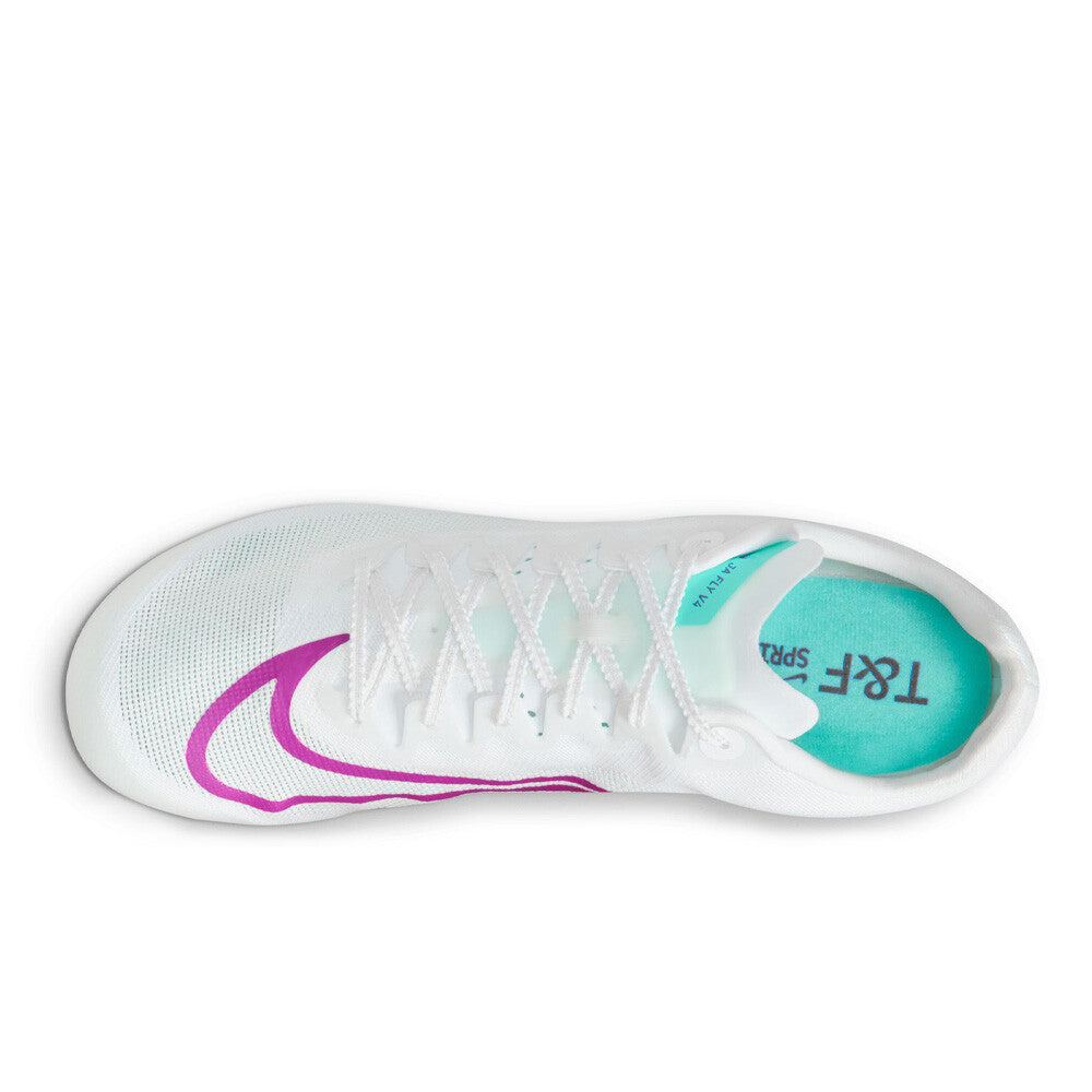Nike Ja Fly 4 Men's Track Spikes - White/Obsidian/Bright Crimson