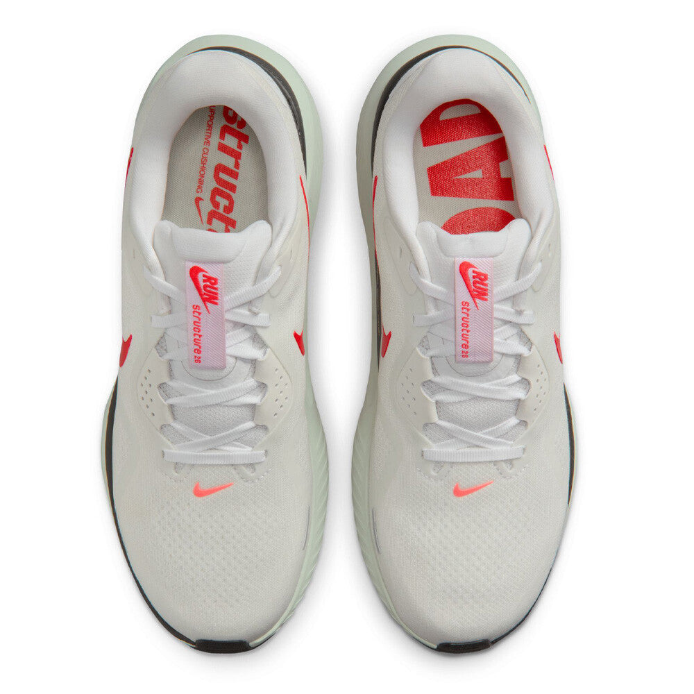 Nike Structure 26 Men's Running Shoes - White/Medium Ash/Spruce Aura