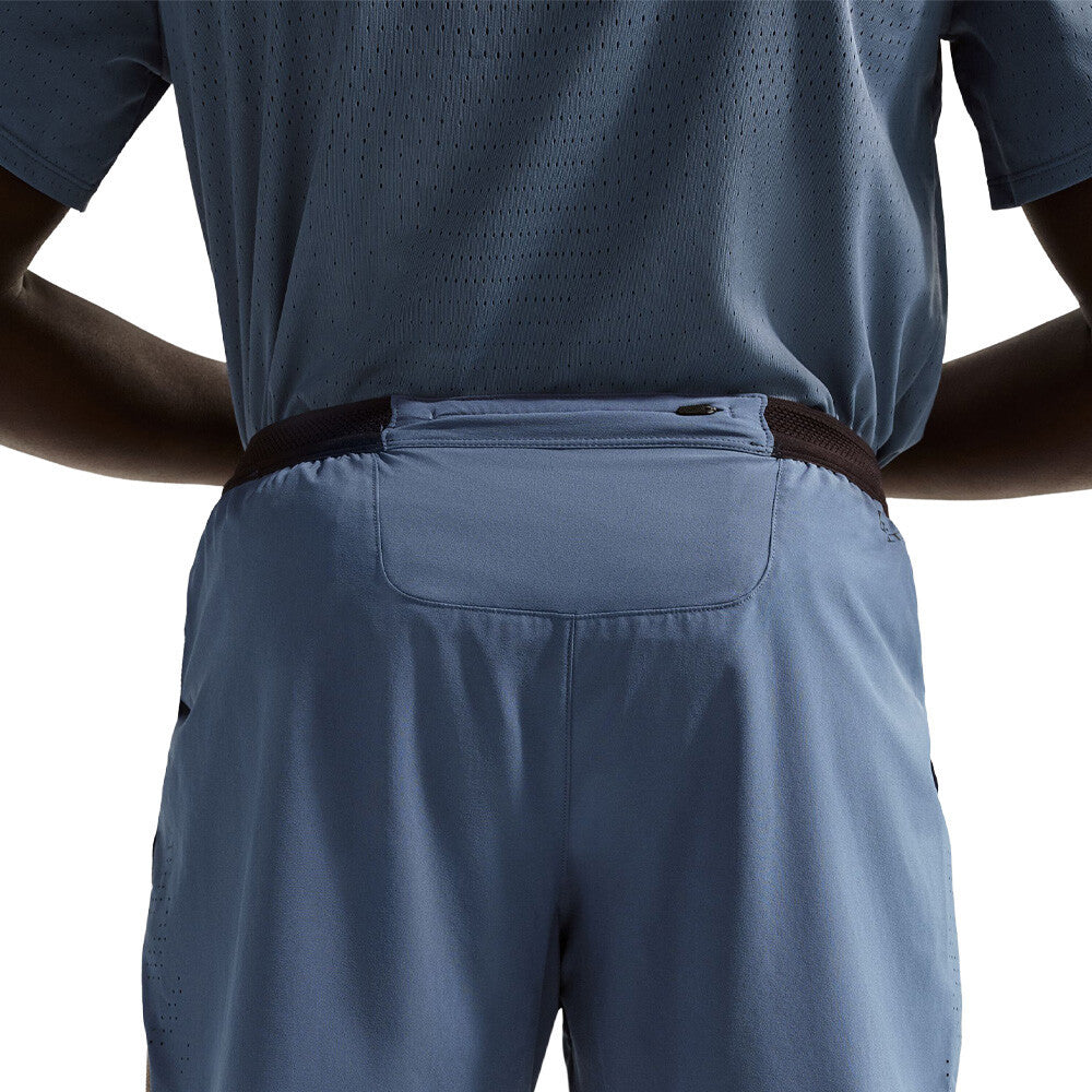 Nike AeroSwift Dri-FIT ADV 4 Inch Brief-Lined Men's Running Shorts - Diffused Blue/Black