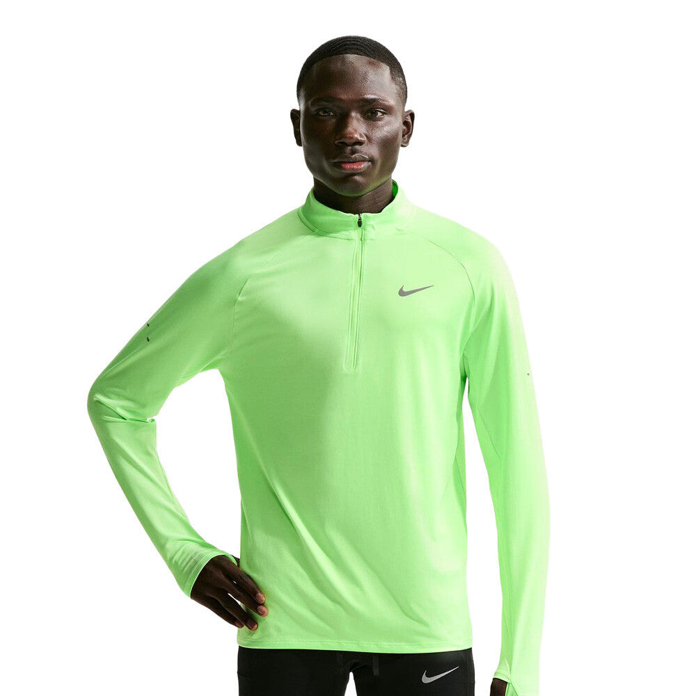 Nike Dri-FIT Stride 1/4-Zip Men's Running Top - Lime Blast