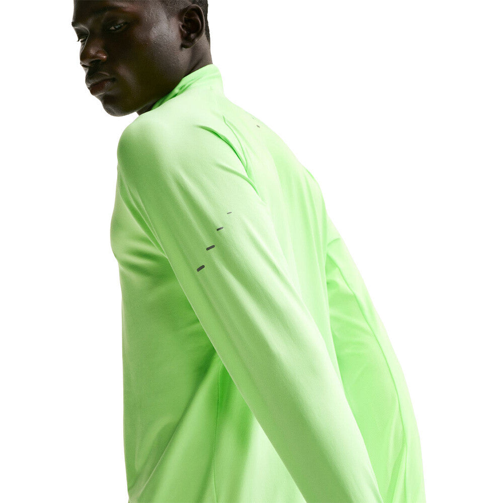 Nike Dri-FIT Stride 1/4-Zip Men's Running Top - Lime Blast