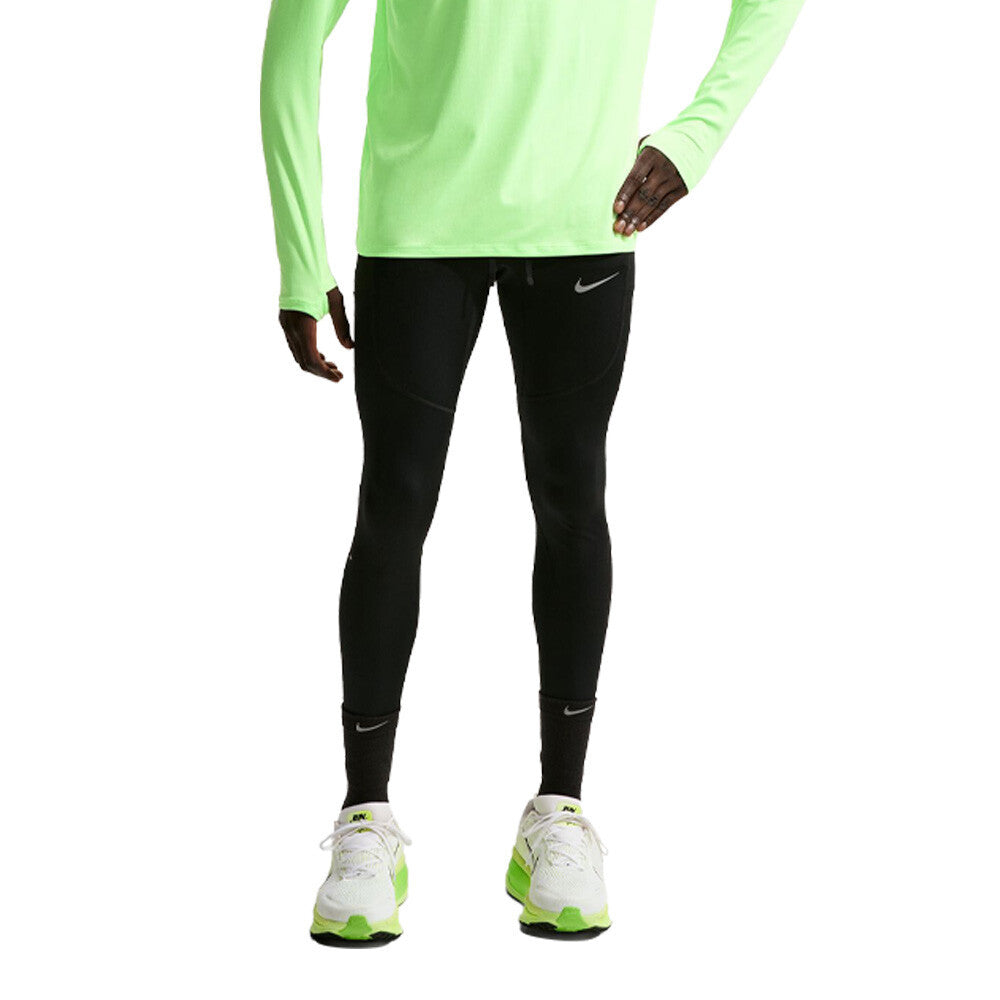 Nike Dri-FIT Stride Men's Tights - Black/Reflective Silver