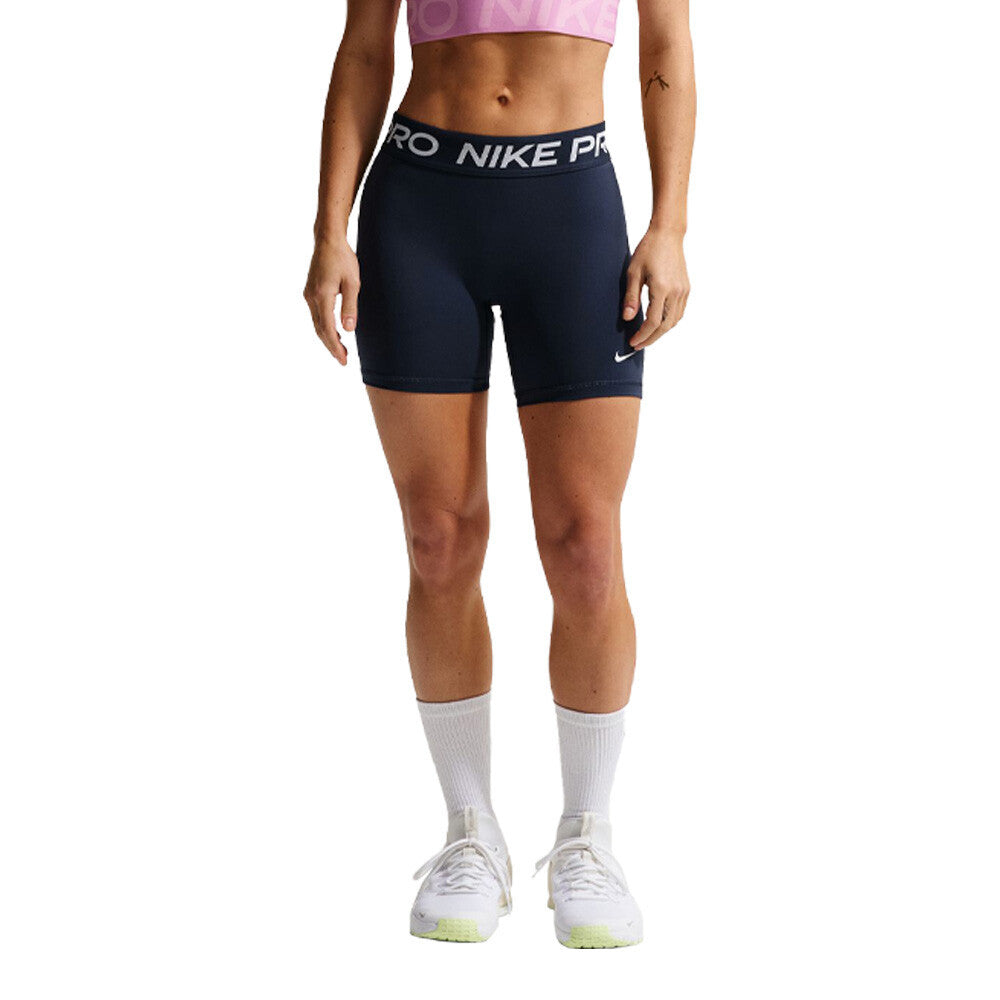 Nike Pro Dri-FIT 365 5 Inch Women's Shorts - Midnight Navy/White
