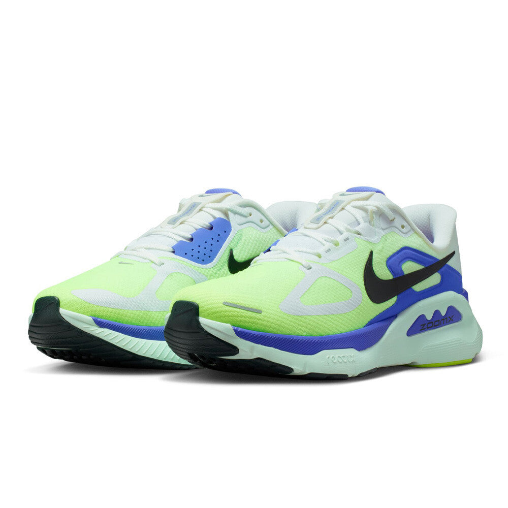 Nike Structure Plus Men's Running Shoes - White/Black Spruce/Volt Ice