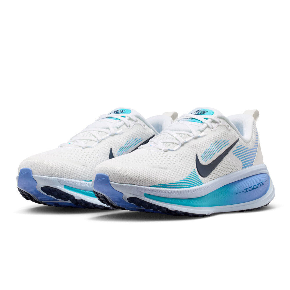 Nike Vomero 18 Women's Running Shoes - White/Midnight Navy/Blue Fury