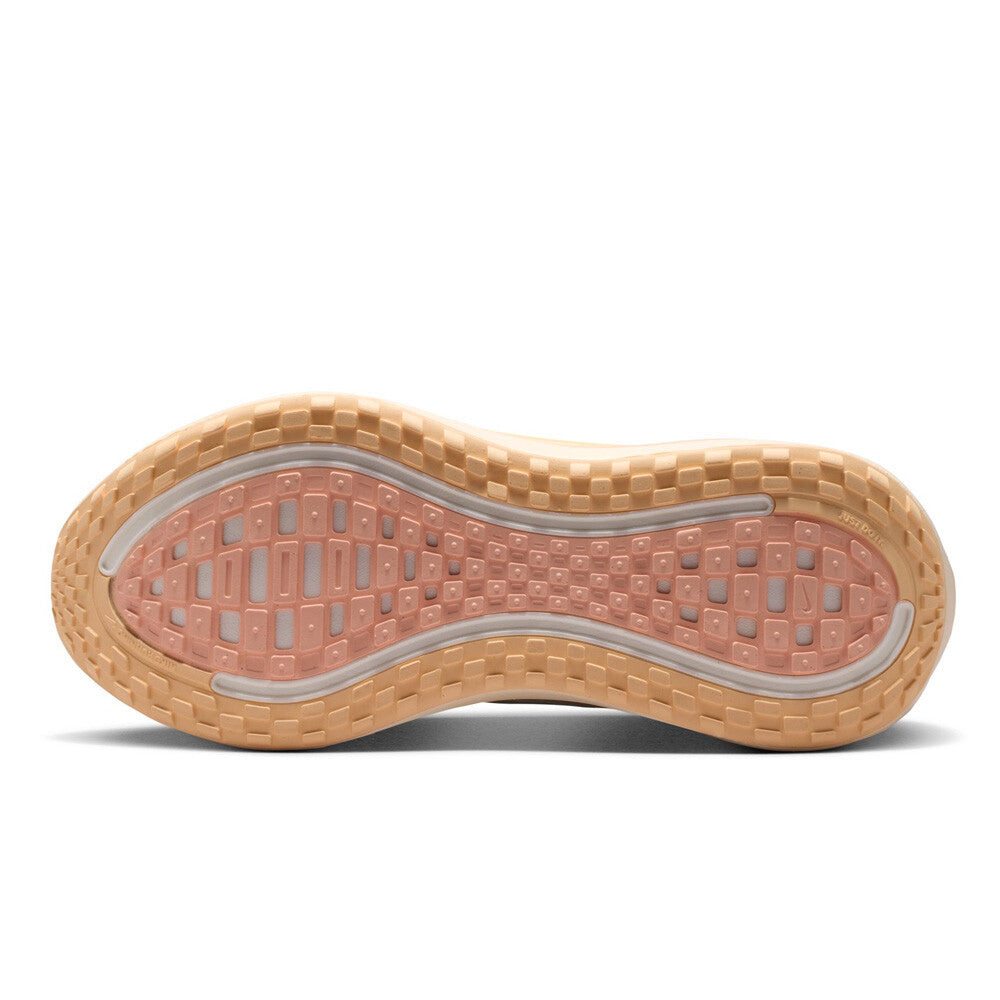 Nike Vomero Plus Women's Running Shoes - Light Bone/Metallic Silver/Arctic Orange