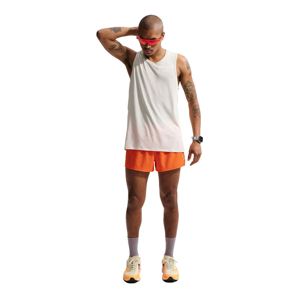 Nike ACG Trailwind Dri-FIT ADV 3 Inch Men's Trail Running Shorts - Safety Orange/Summit White