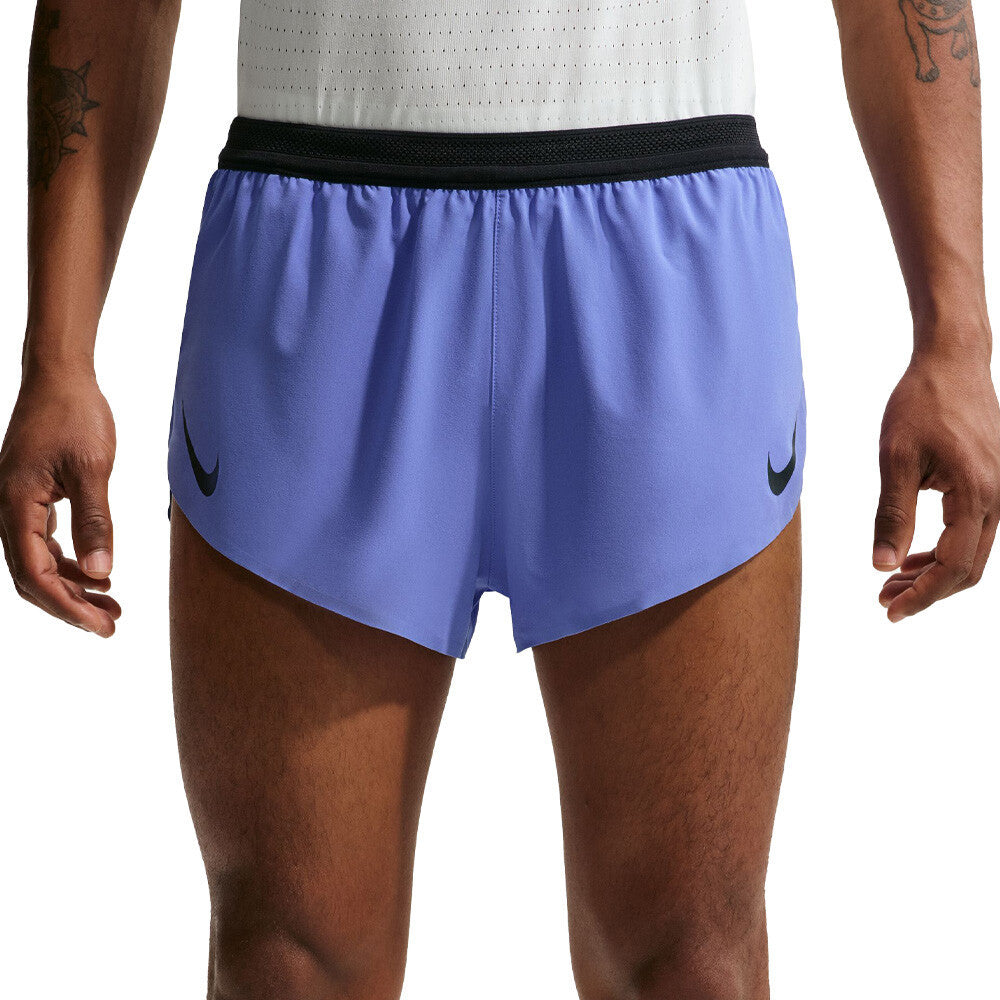 Nike Dri-FIT ADV AeroSwift 2 Inch Brief Lined Men's Running Shorts - Sapphire/Black