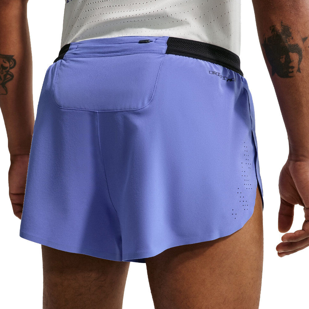 Nike Dri-FIT ADV AeroSwift 2 Inch Brief Lined Men's Running Shorts - Sapphire/Black
