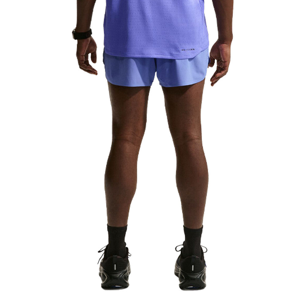 Nike AeroSwift Dri-FIT ADV 4 Inch Brief-Lined Men's Running Shorts - Sapphire/Black