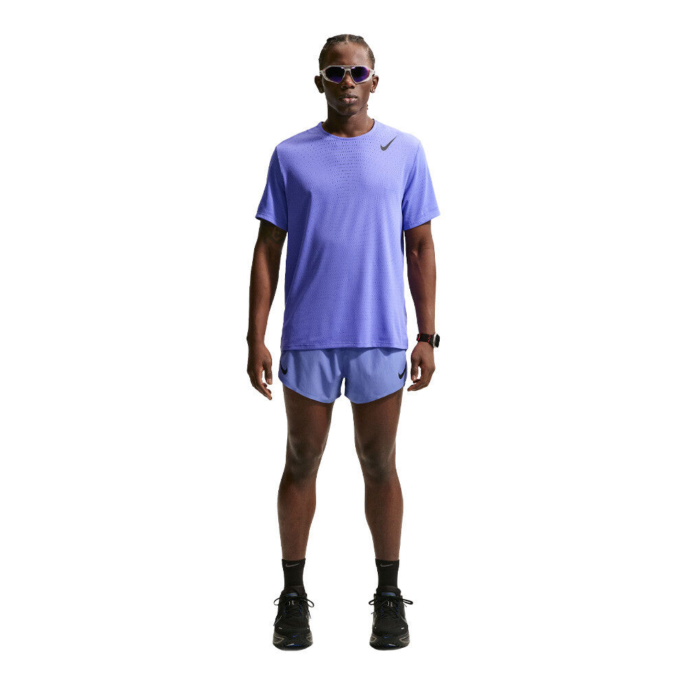 Nike AeroSwift Dri-FIT ADV 4 Inch Brief-Lined Men's Running Shorts - Sapphire/Black