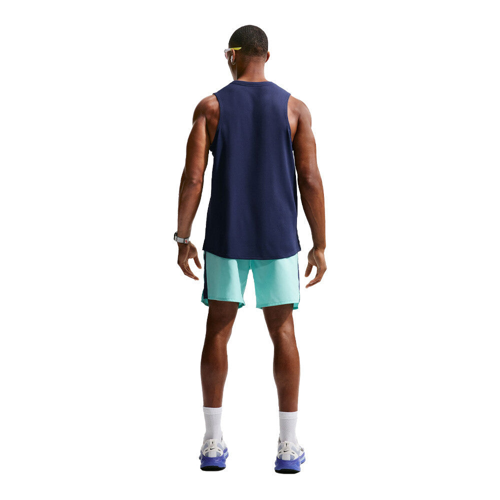 Nike Dri-FIT Miler Men's Running Vest - Midnight Navy/Reflective Silver