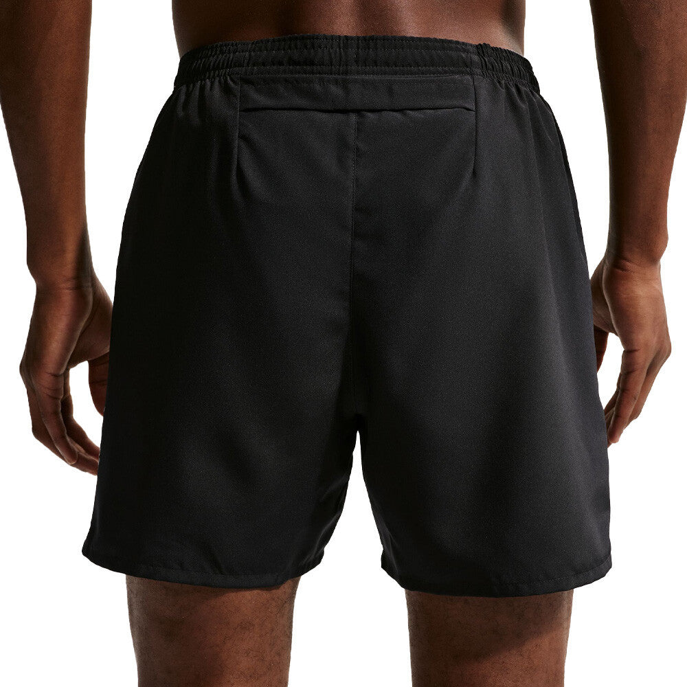 Nike Dri-FIT Miler 5 Inch 2-in-1 Men's Shorts - Black/Reflective Silver