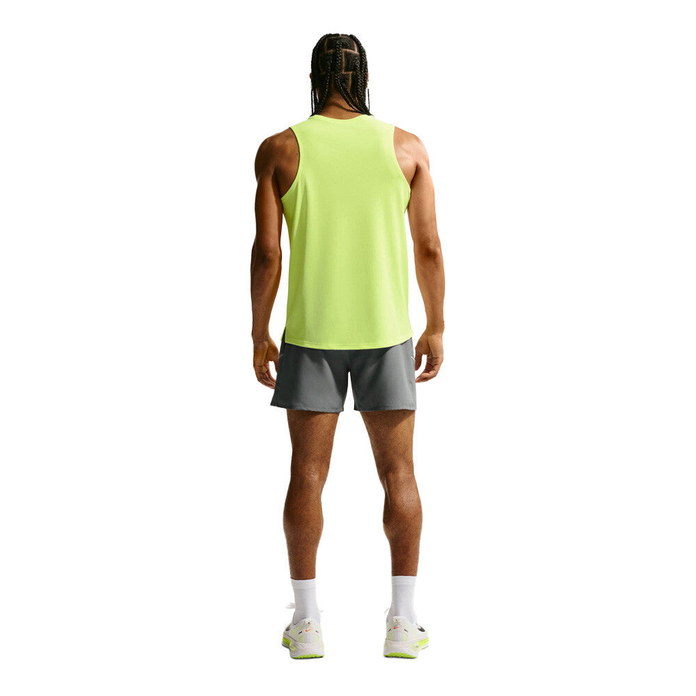 Nike Dri-FIT Miler 5 Inch 2-in-1 Men's Running Shorts - Smoke Grey/Smoke Grey