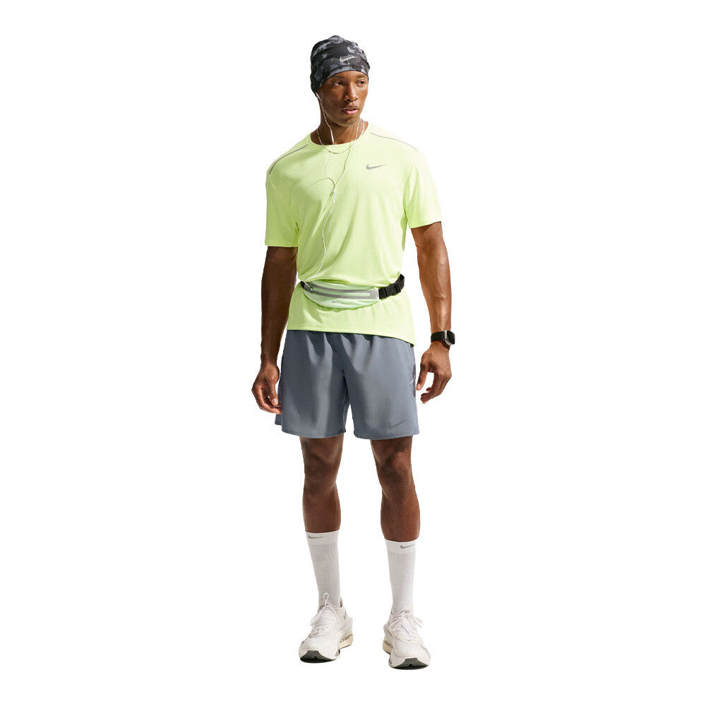 Nike Miler Dri-FIT 7 Inch 2-in-1 Men's Running Shorts - Smoke Grey/Reflective Silver