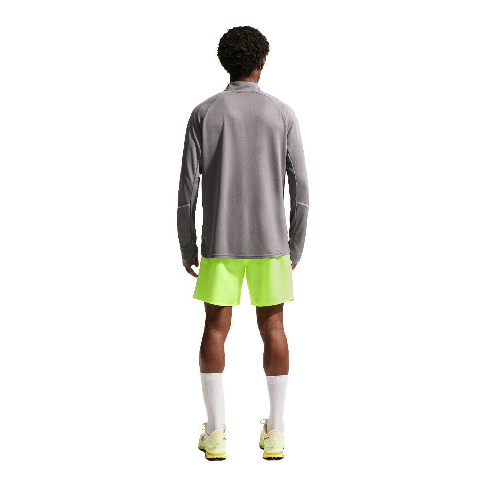 Nike Miler Dri-FIT 7 Inch 2-in-1 Men's Running Shorts - Volt Ice/Barely Volt/Reflective Silver