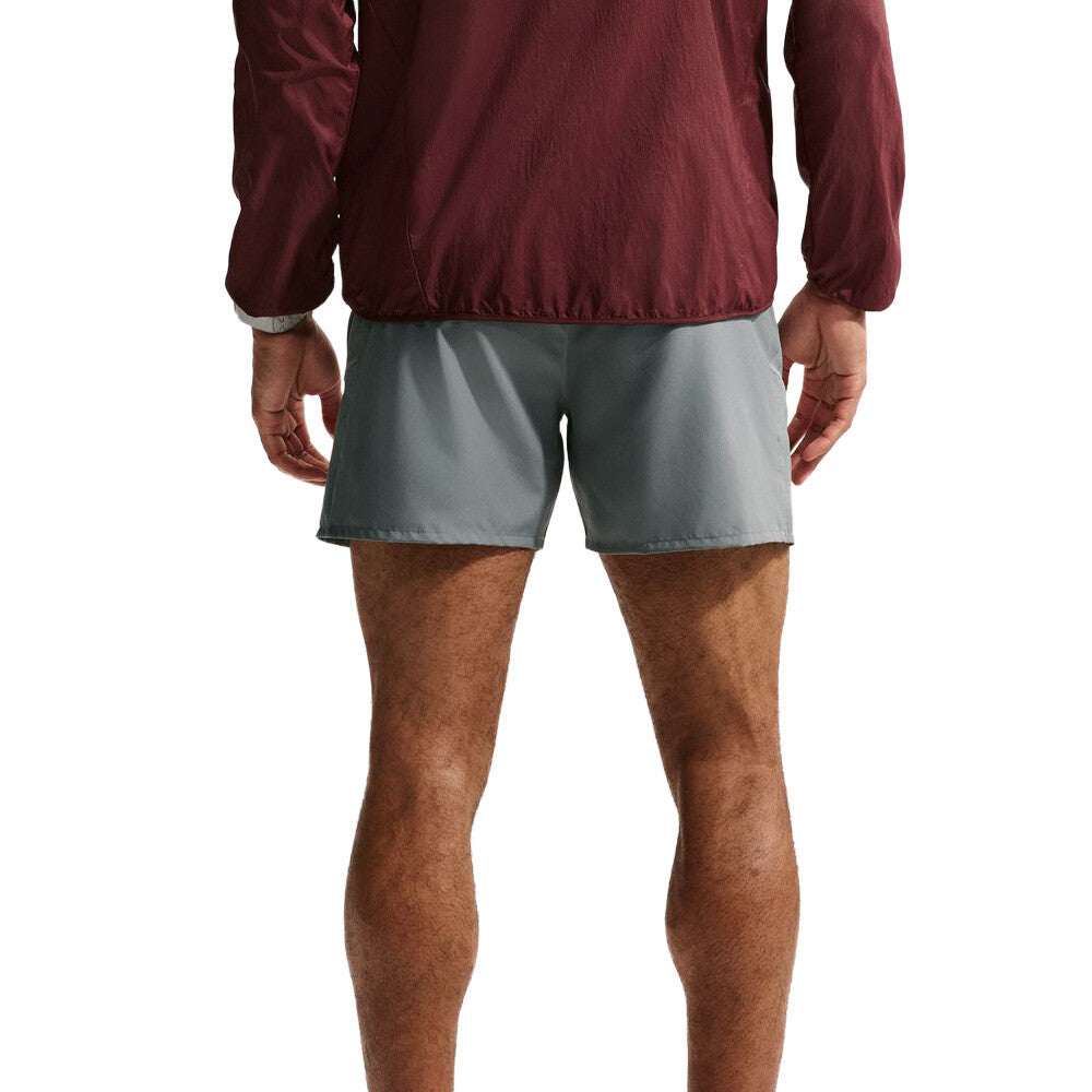 Nike Miler Dri-FIT 5 Inch Brief-Lined Men's Running Shorts - Smoke Grey/Smoke Grey