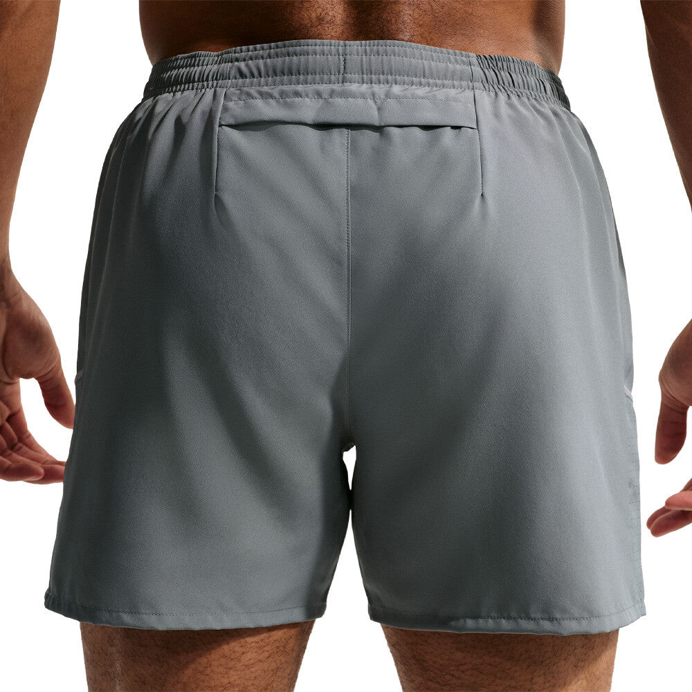 Nike Miler Dri-FIT 5 Inch Brief-Lined Men's Running Shorts - Smoke Grey/Smoke Grey