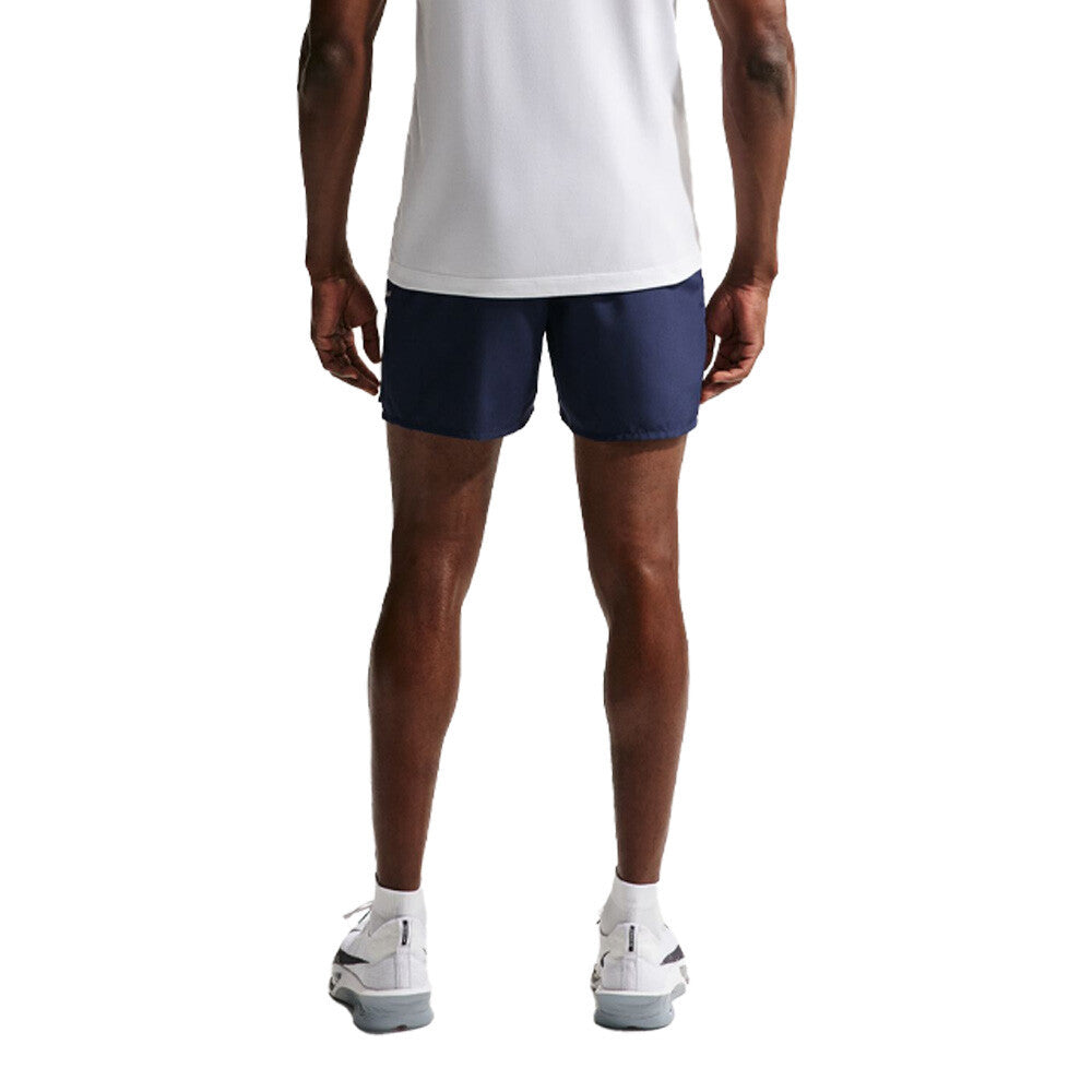 Nike Miler Dri-FIT 5 Inch Brief-Lined Men's Running Shorts - Midnight Navy/Reflective Silver