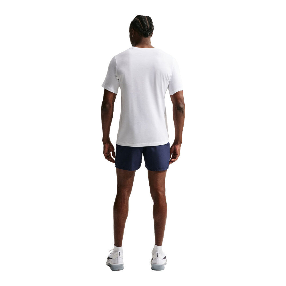 Nike Miler Dri-FIT 5 Inch Brief-Lined Men's Running Shorts - Midnight Navy/Reflective Silver