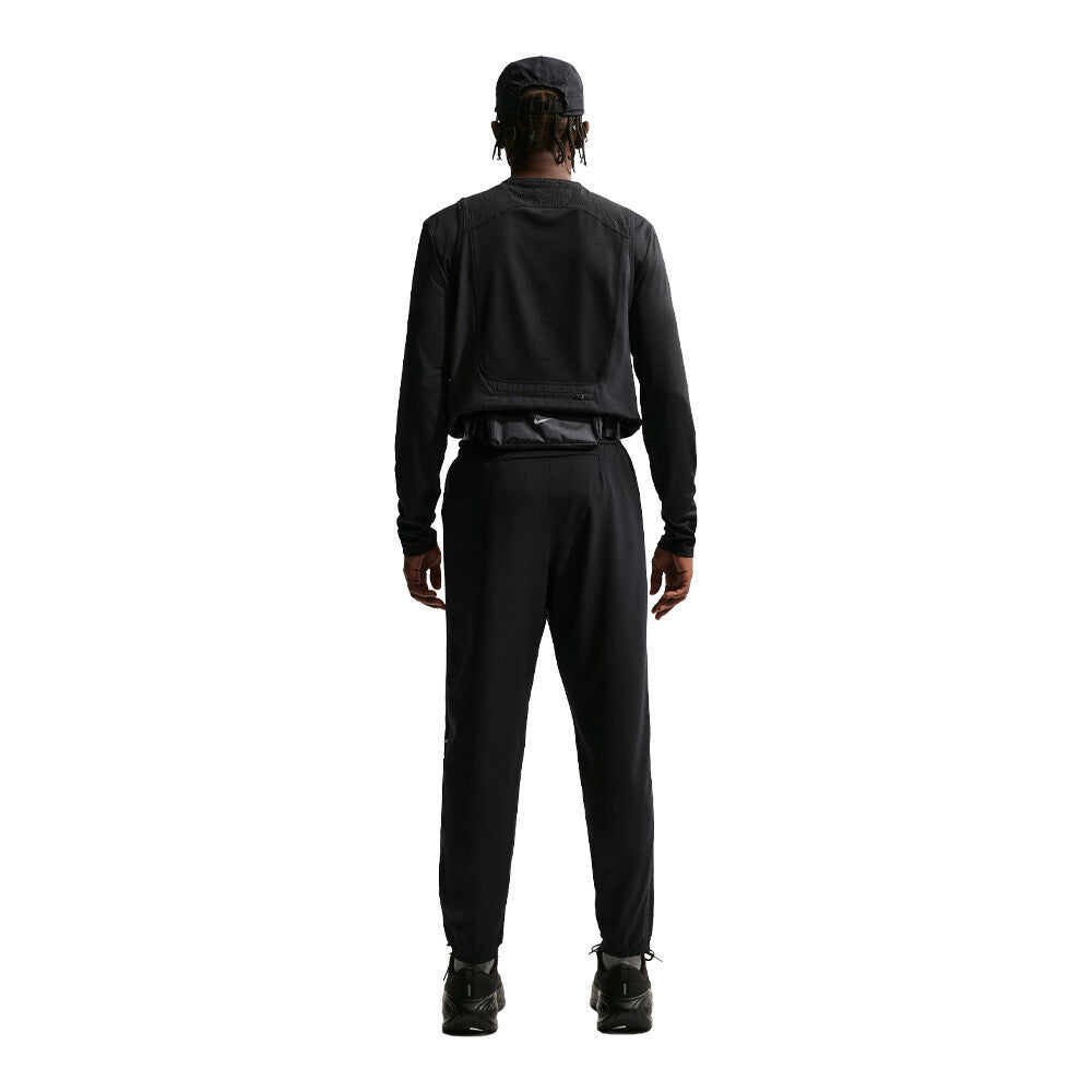 Nike Dri-FIT Miler Woven Men's Running Pants - Black/Reflective Silver