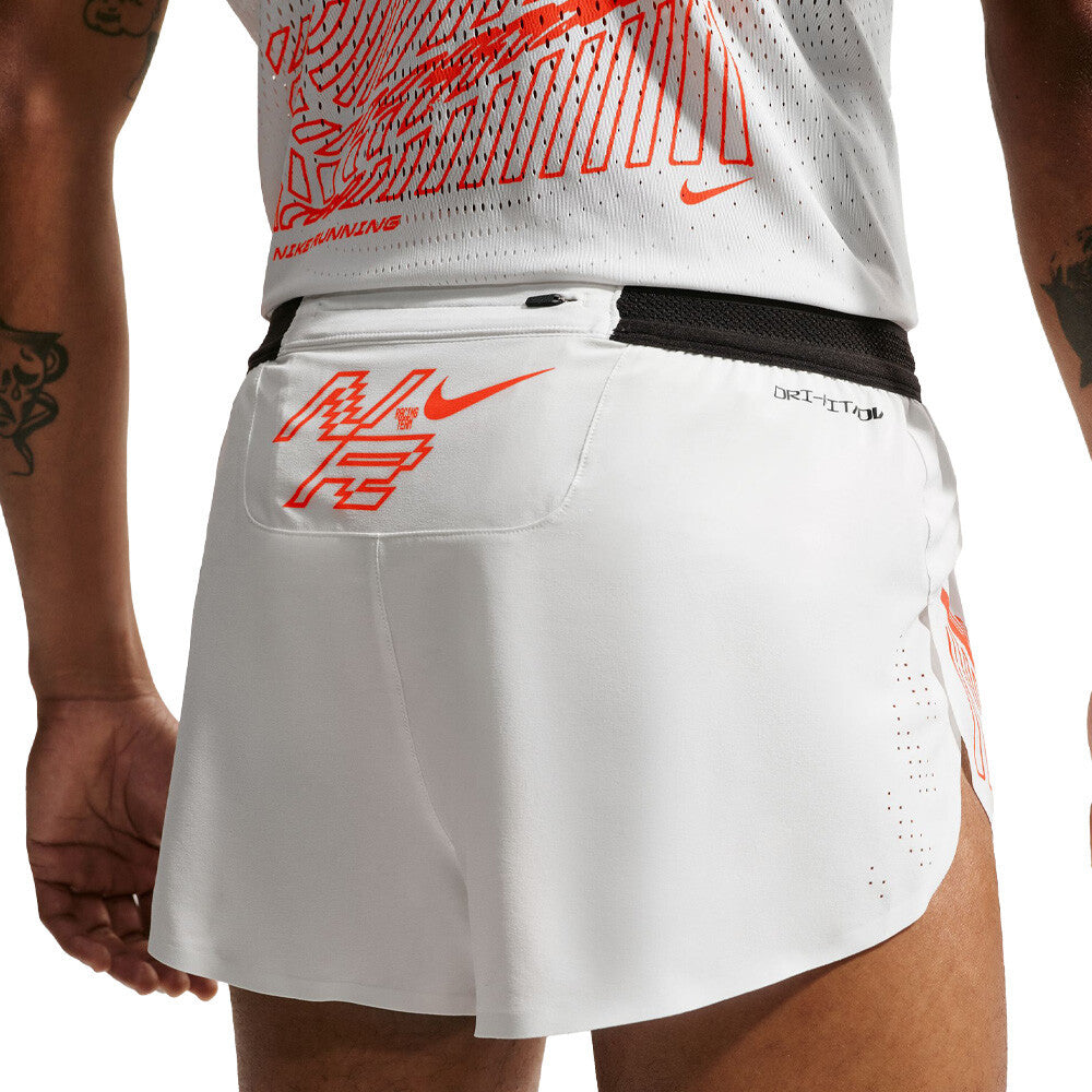 Nike Dri-FIT ADV AeroSwift 2 Inch Brief Lined Men's Running Shorts - Summit White