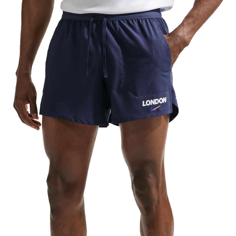 Nike Dri-FIT Stride 5 Inch Brief-Lined Men's Shorts - Midnight Navy (2)