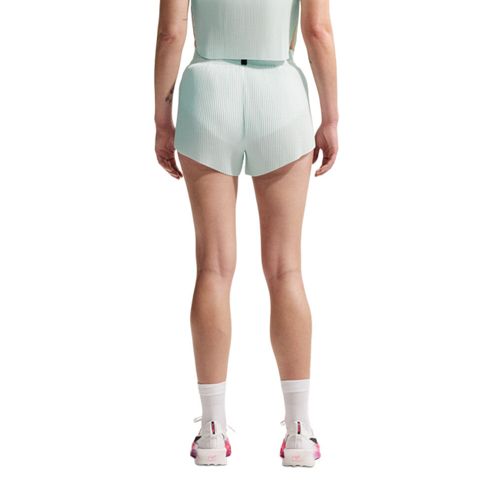 Nike Dri-FIT ADV Aeroswift 3 Inch Women's Running Shorts - Barely Green/Black