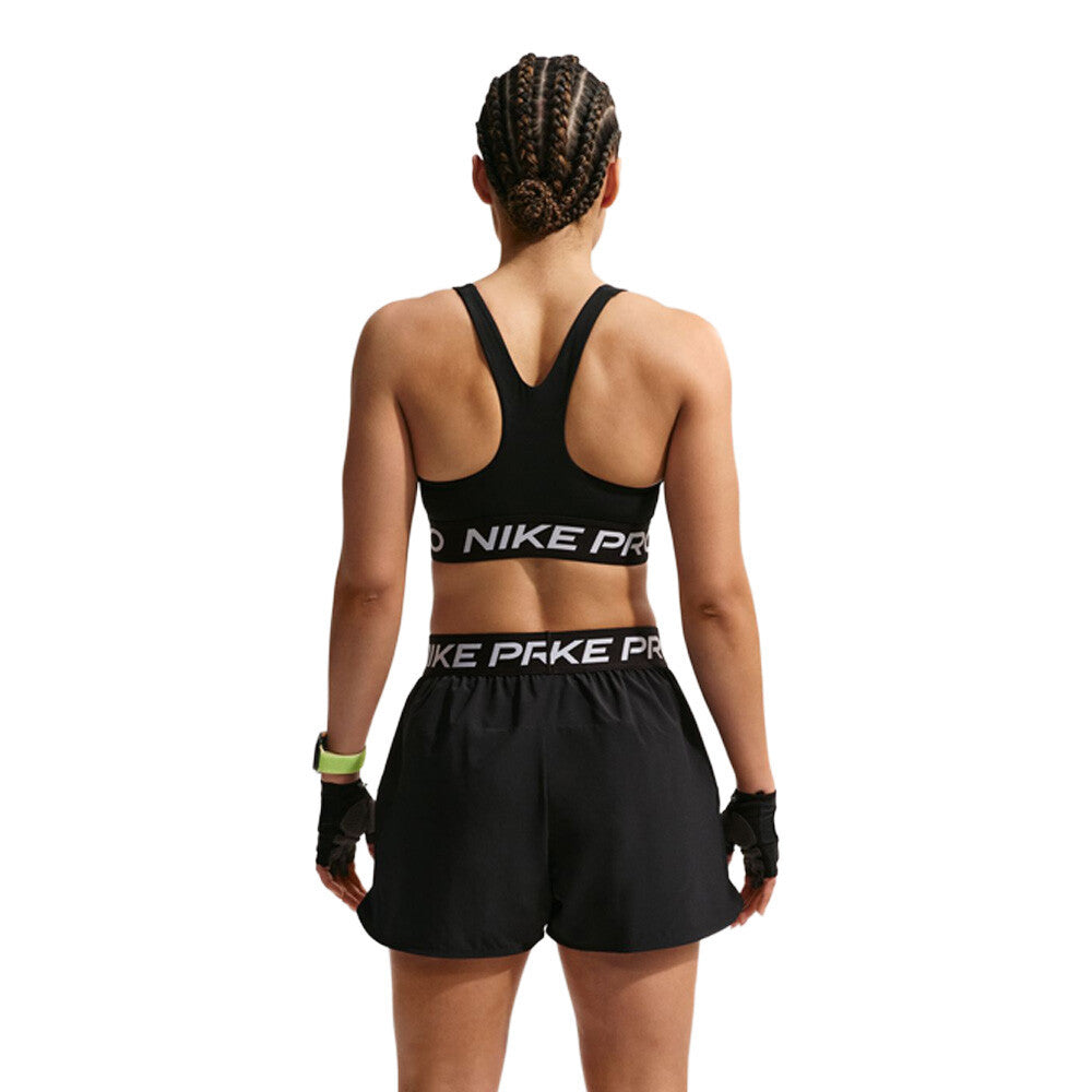 Nike Pro 365 Dri-FIT Light-Support Non-Padded Women's Sports Bra - Black/White