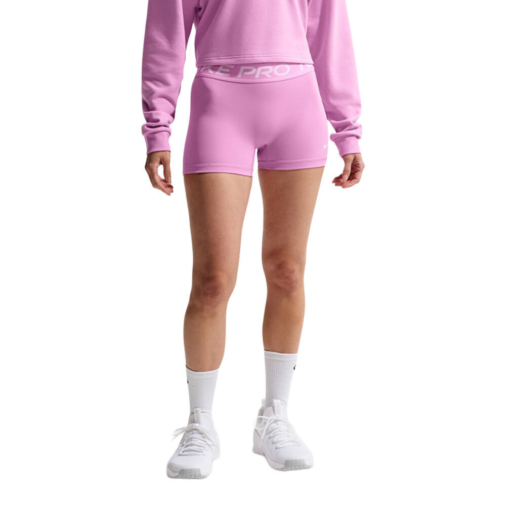 Nike Pro Dri-FIT 365 Women's Shorts - Light Magenta/White