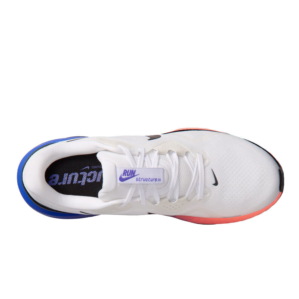 Nike Structure 26 Men's Running Shoes - White/Black/Atomic Pink