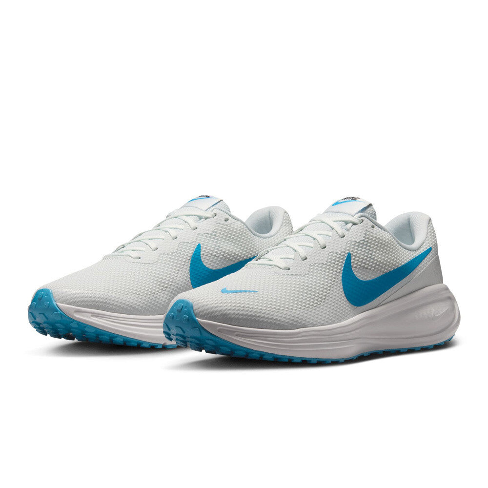 Nike Revolution 8 Men's Running Shoes - Off White/Light Current Blue/Vast Grey