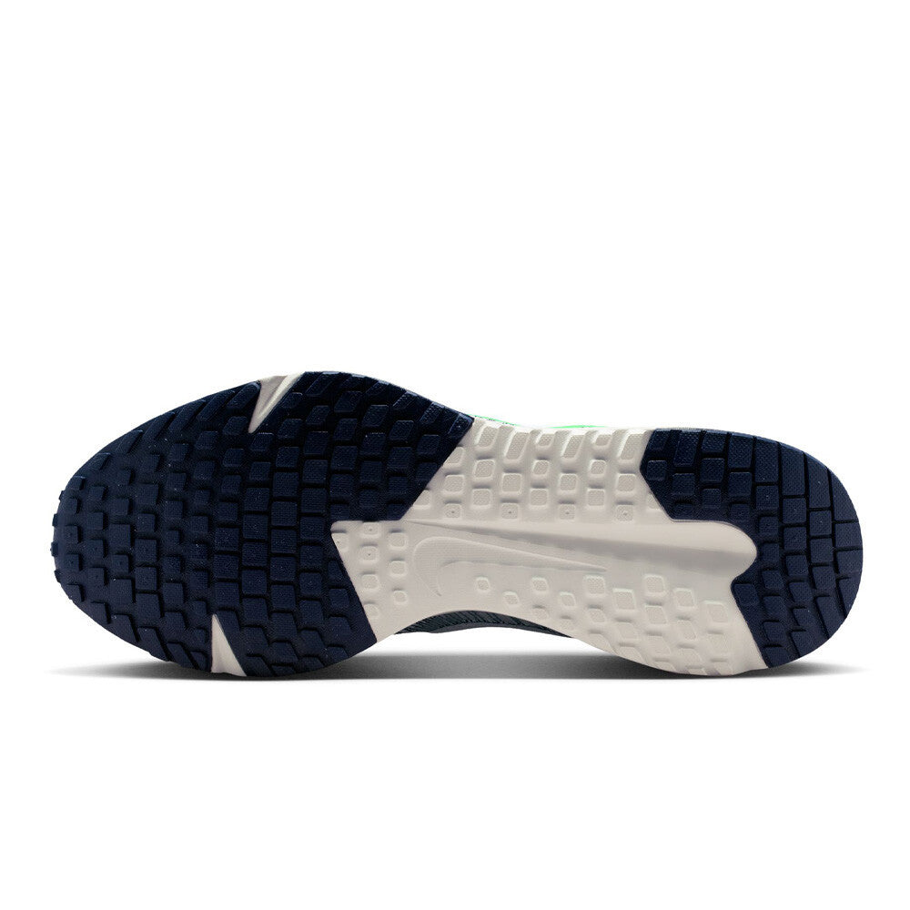 Nike Run Defy Men's Running Shoes - White/Green Spark/Midnight Navy