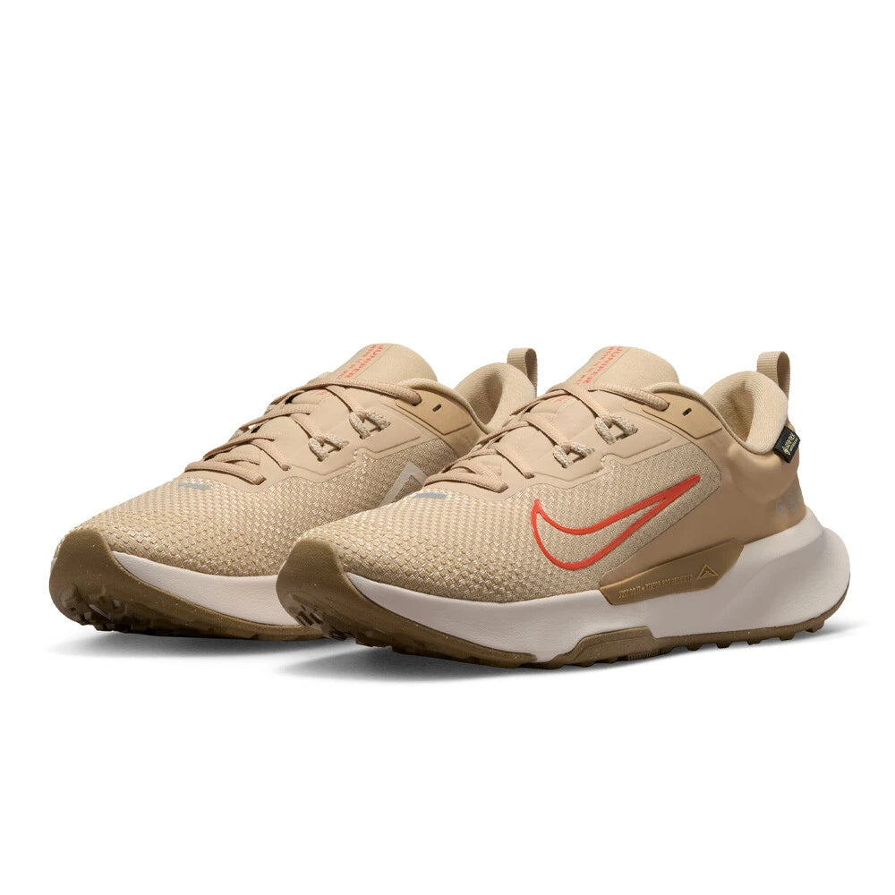 Nike Juniper Trail 2 GORE-TEX Men's Trail Running Shoes - Linen/Light Crimson/Light Orewood Brown