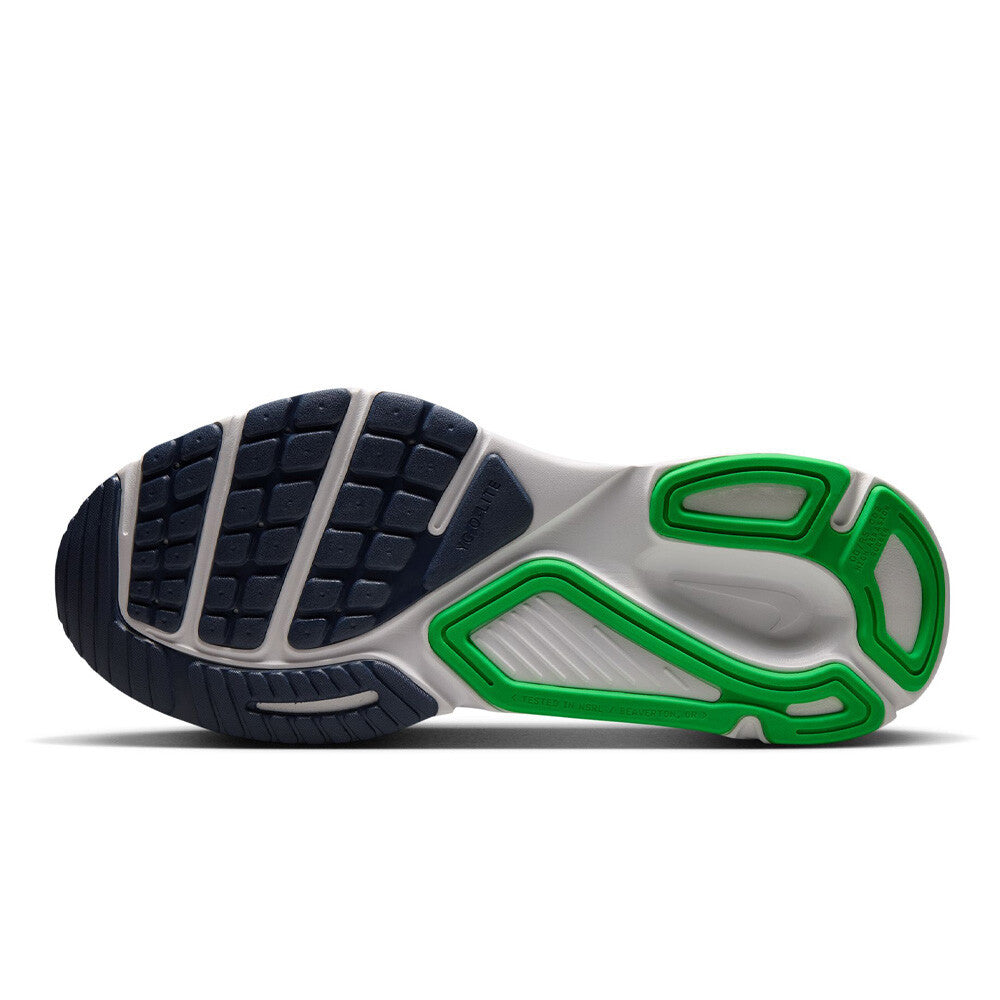 Nike Structure Plus Men's Running Shoes - White/Green Spark/Midnight Navy