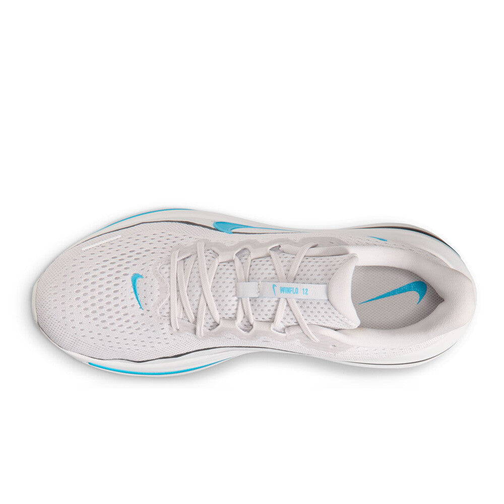 Nike Air Winflo 12 Men's Running Shoes - Vast Grey/Light Current Blue/Off White