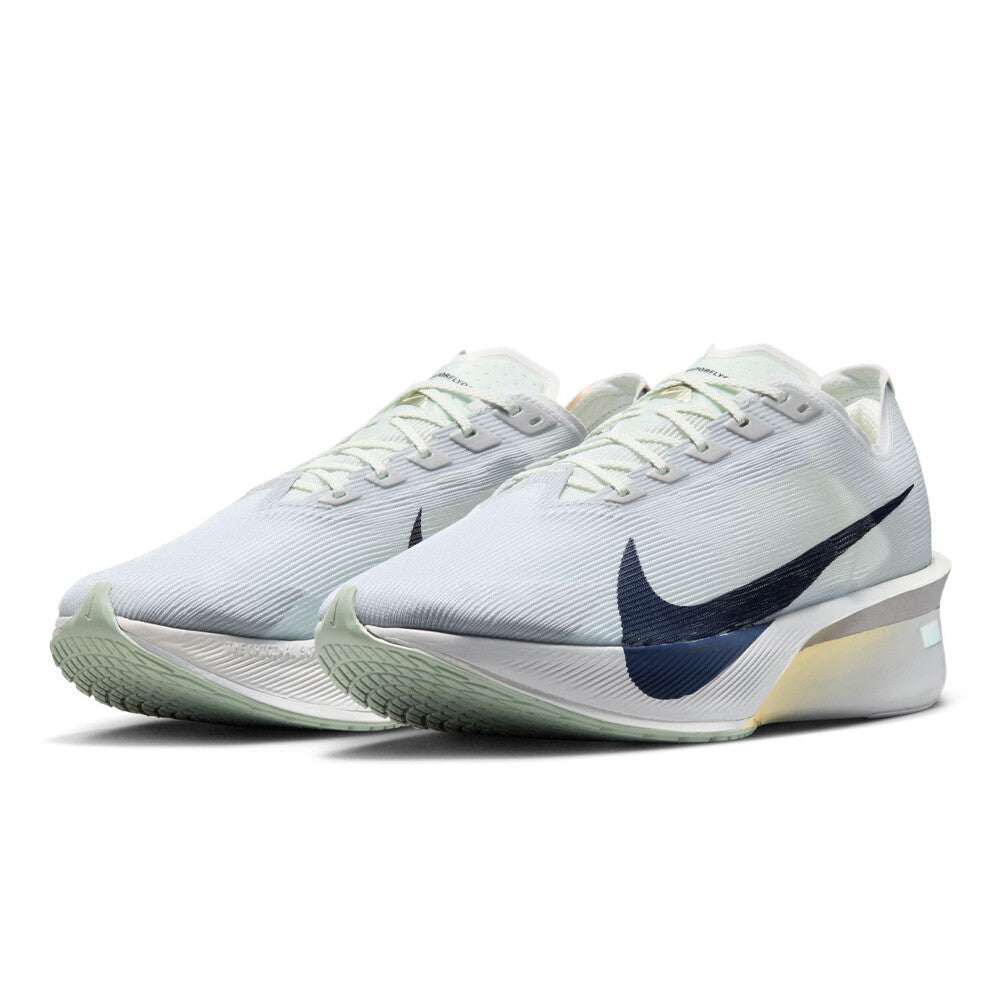 Nike ZoomX Vaporfly Next% 4 Men's Running Shoes - Barely Green/Chalk/Hyper Crimson