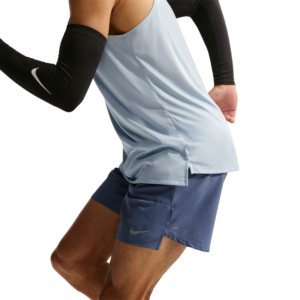 Nike Dri-FIT Stride 7 Inch Men's 2in1 Shorts - Diffused Blue/Reflective Silver