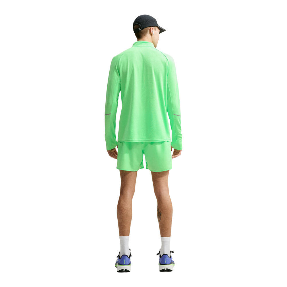 Nike Dri-FIT Miler 5 Inch 2-in-1 Men's Running Shorts - Illusion Green/Reflective Silver