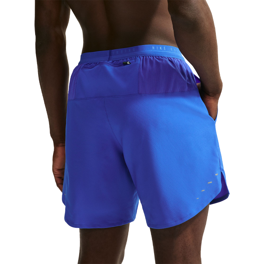 Nike Dri-FIT Stride 7" Brief-Lined Men's Running Shorts - Hyper Royal/Reflective Silver