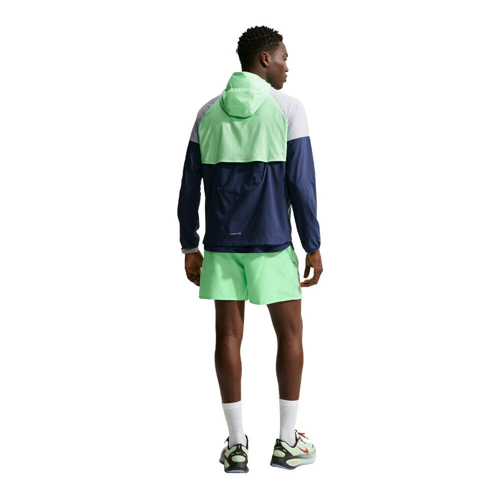 Nike Miler Dri-FIT 5 Inch Brief-Lined Men's Running Shorts - Illusion Green/Reflective Silver