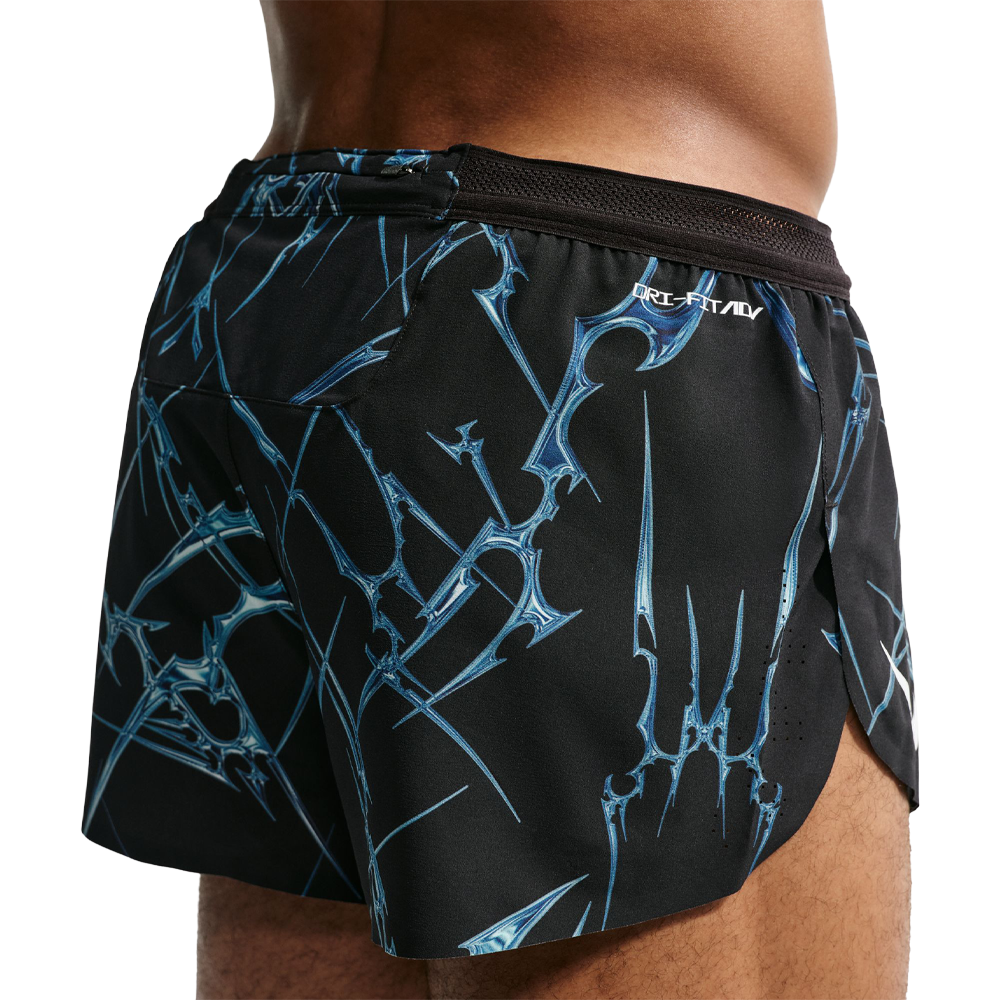 Nike Dri-FIT ADV AeroSwift 2 Inch Brief Lined Men's Running Shorts - Black/White