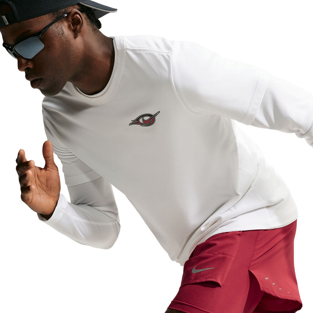 Nike Dri-FIT Stride 5 Inch Men's Hybrid Shorts - Tough Red/Reflective Silver