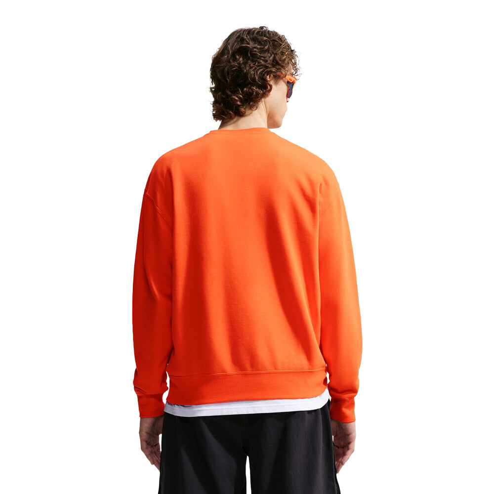 Nike ACG Tuff Fleece Dri-FIT Crew Neck Men's Sweatshirt - Safety Orange/White