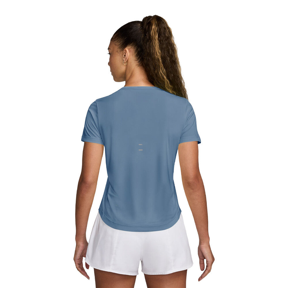 Nike Tempo Dri-FIT Women's Running T-Shirt - Work Blue/Reflective Silver (2)