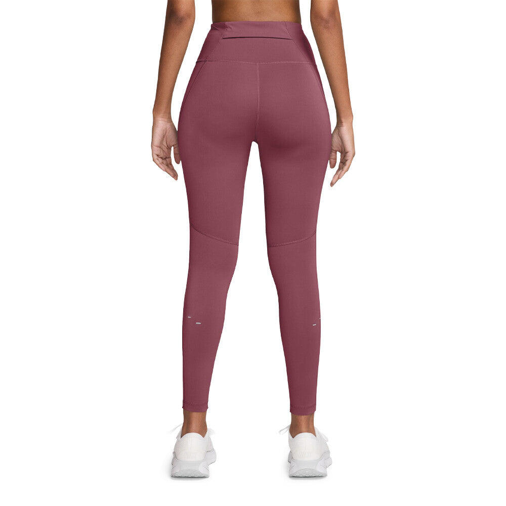 Nike Tempo Dri-FIT High Waisted 7/8 Women's Running Tights - Pink Smoke/Reflective Silver