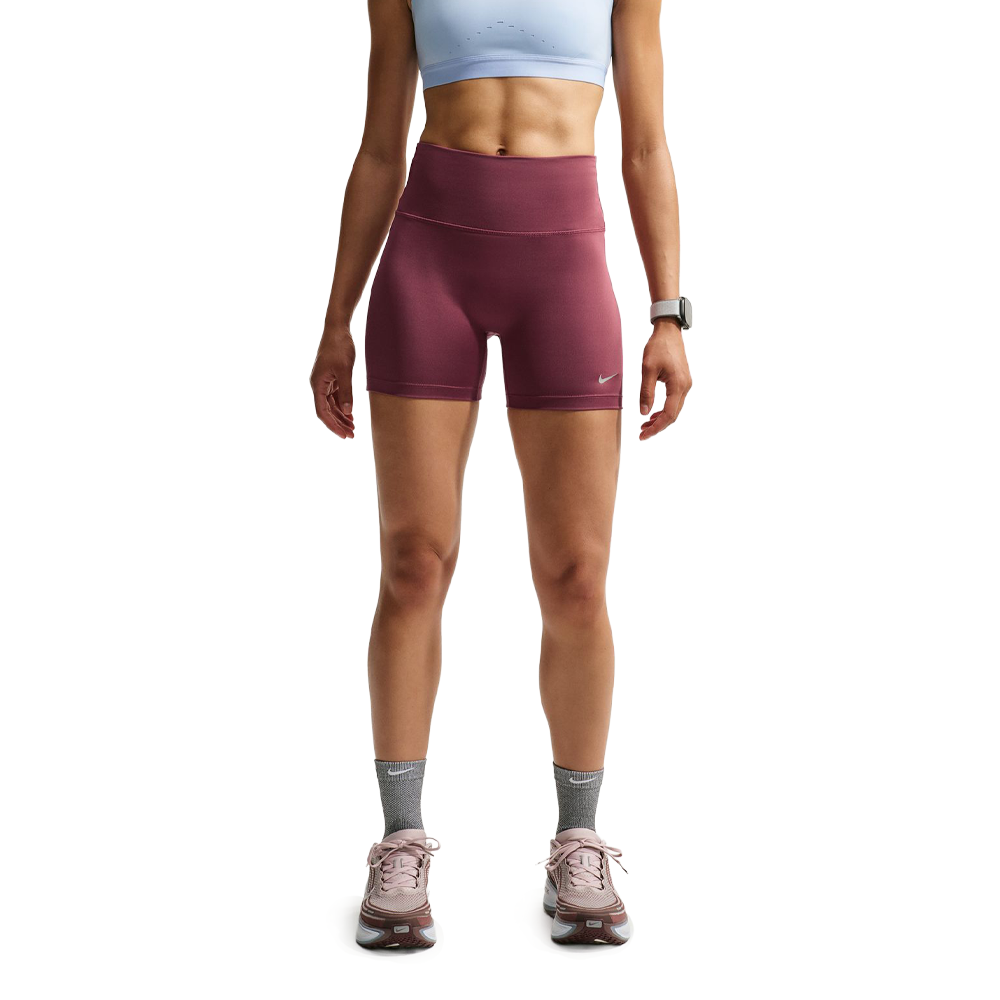Nike Tempo Dri-FIT High Waisted 4" Women's Running Tights - Pink Smoke/Reflective Silver